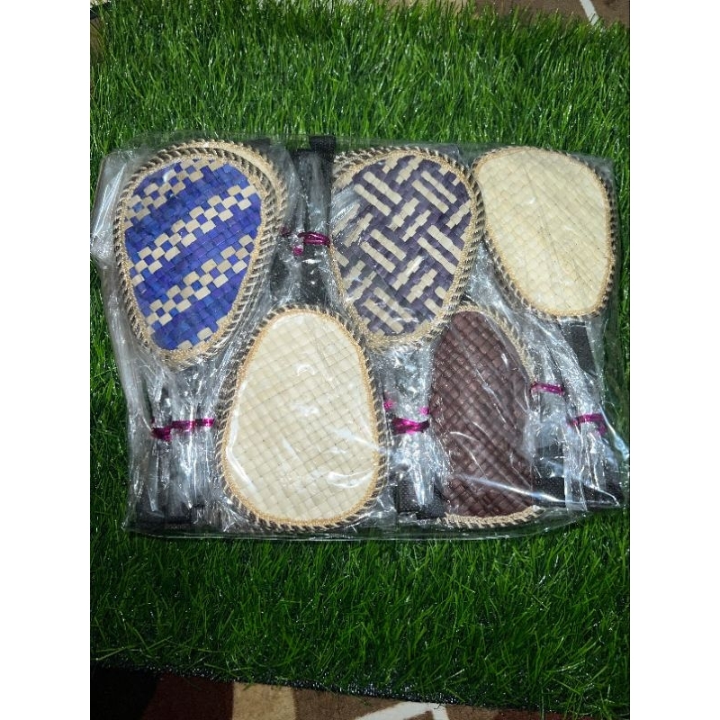 Souvenir Pernikahan Kipas Pandan Dikemas Plastik Sovenir Nikah Kipas Pandan Isi 50 Pcs Unik Souvenir