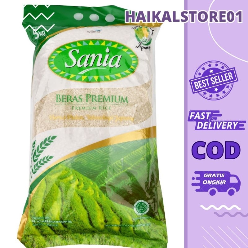 

Sania Beras Premium kemasan 5Kg (Terbaru Original)