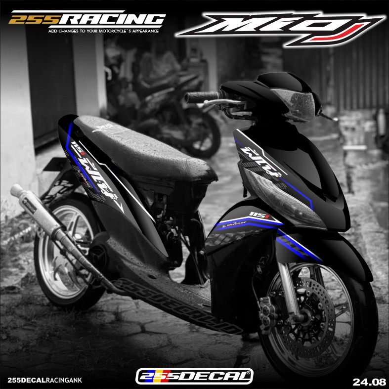 (COD) Decal Mio J Full Body Stiker Mio J Variasi Full Body Striping Mio J Desain Thailook style Simp