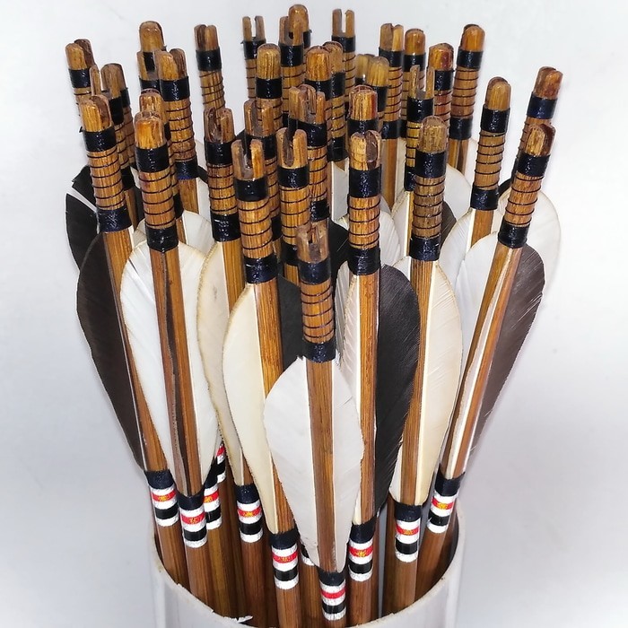 Anak P4nah Bambu 8mm PER 6 Pcs / Arr0w Bambu Petung Busur Panahan Archery