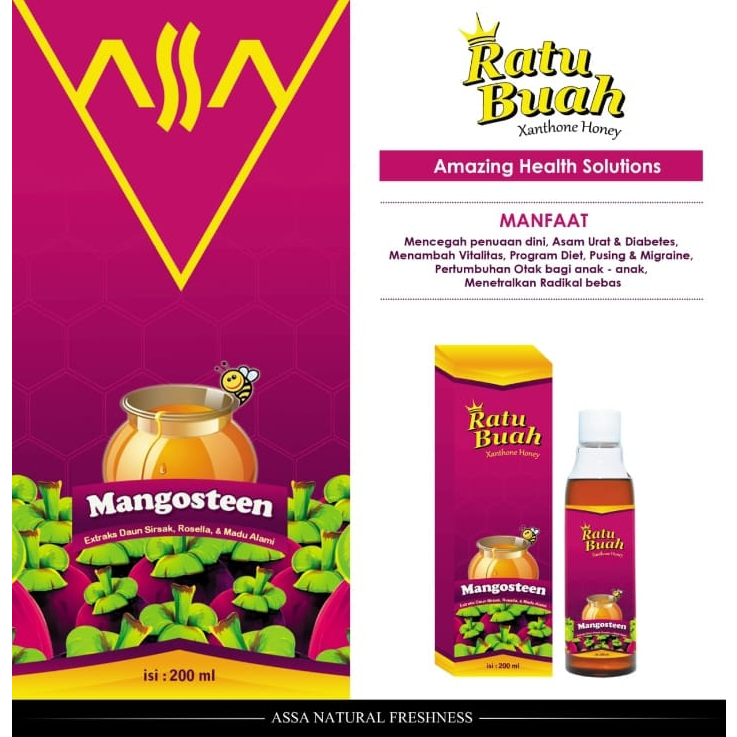 

Xanthone Minuman kesehatan plus ekstrak kulit manggis dan madu