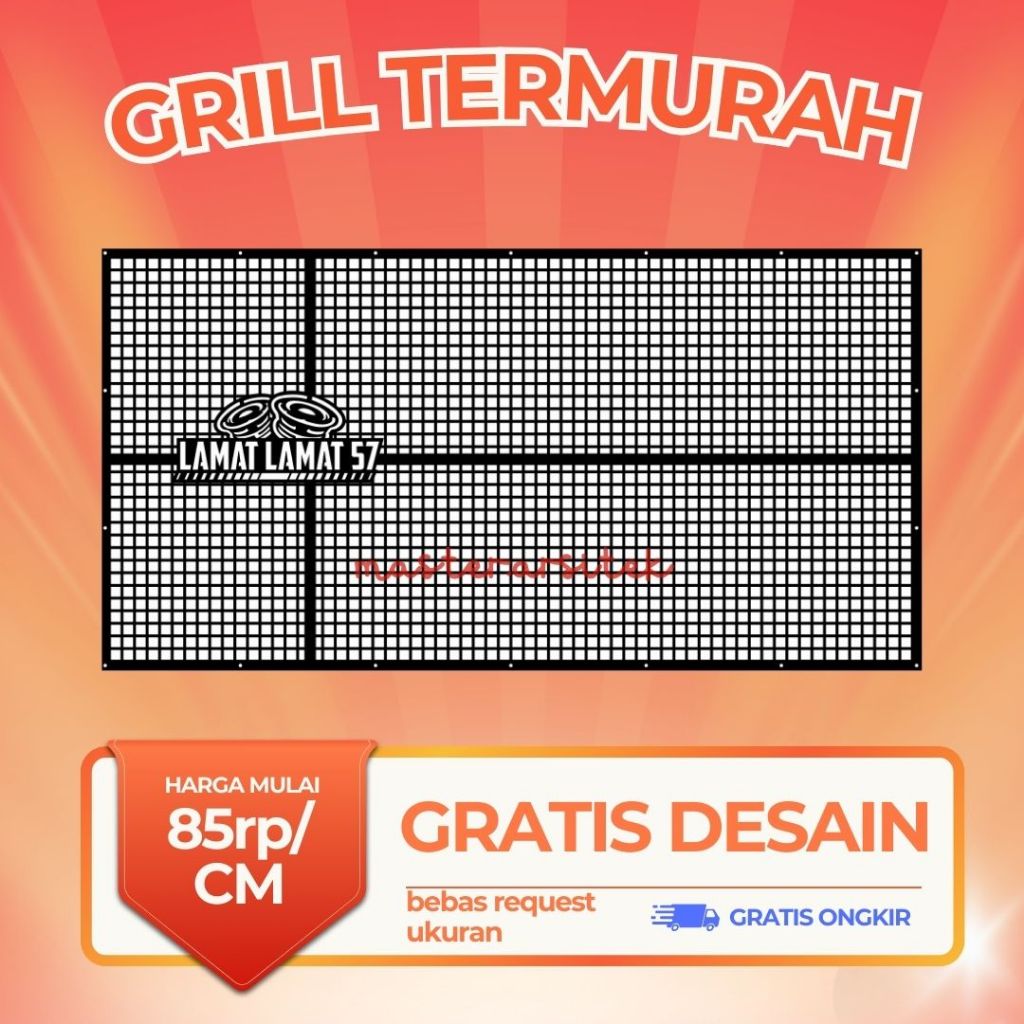 [BAHAN 1,4MM] Grill Tutup Box Speaker Custom Murah Bebas Desain