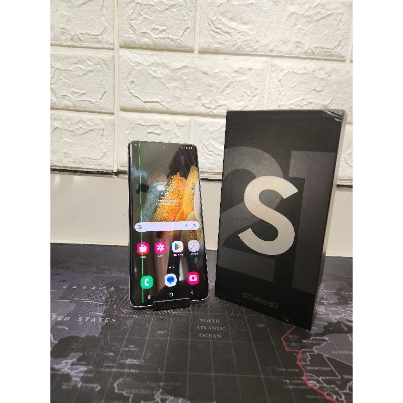 Samsung S21 Ultra 5G 16/512gb Silver Resmi Bekas