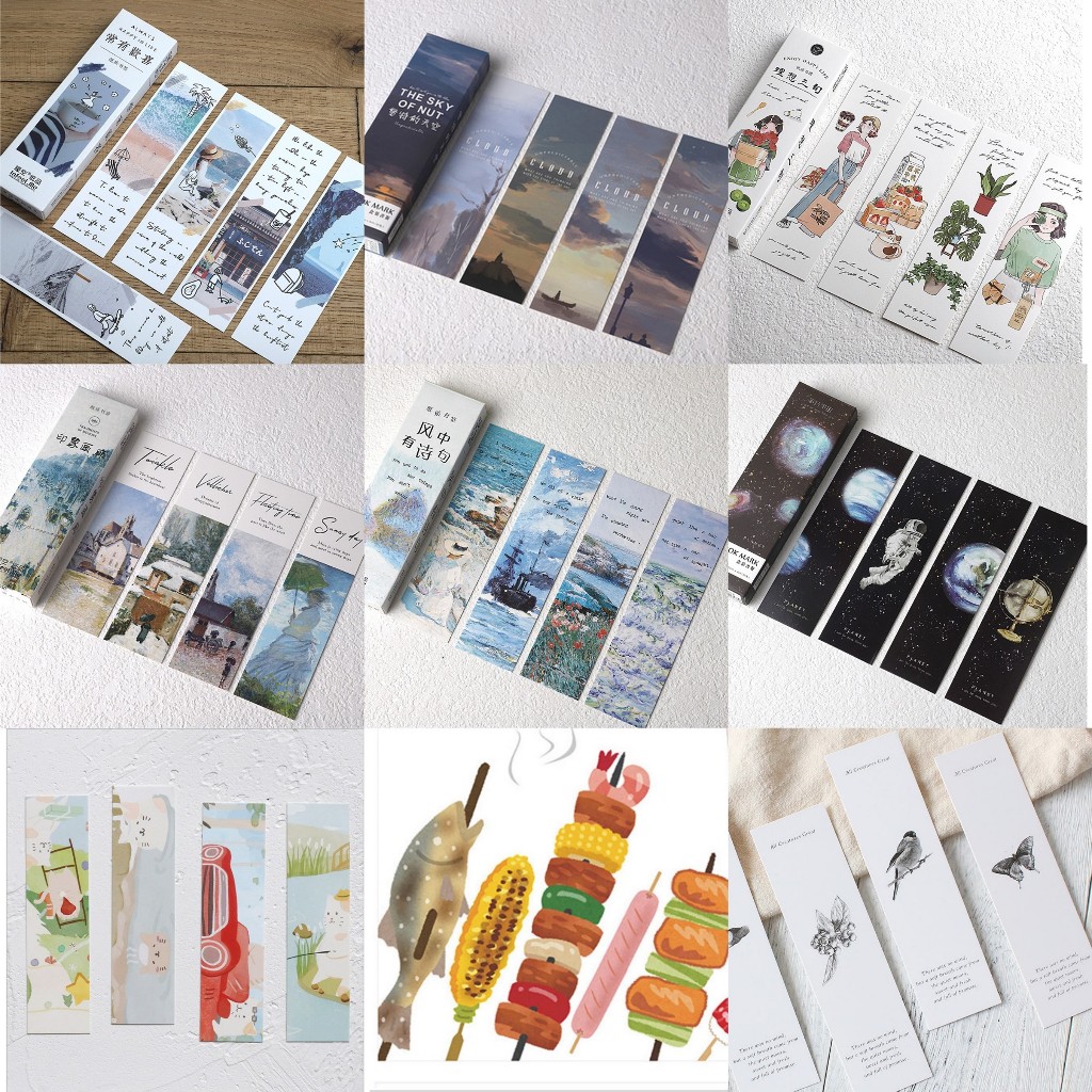 

[PER BOX] Pembatas Buku / Paper Bookmark Pembatas Buku Kertas Banyak Variasi