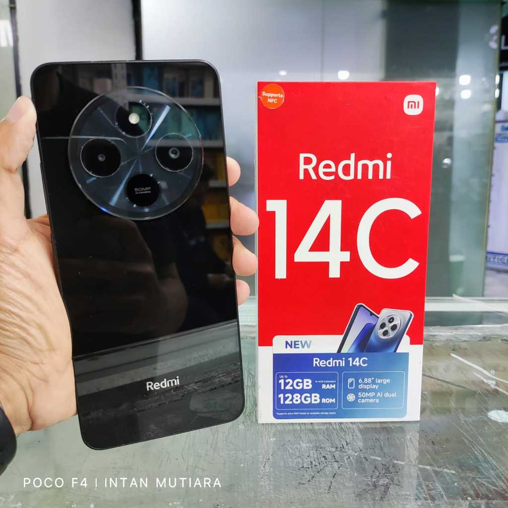 Xiaomi Redmi 14C Ram 6/128GB | Ram 8/256GB Bekas Original