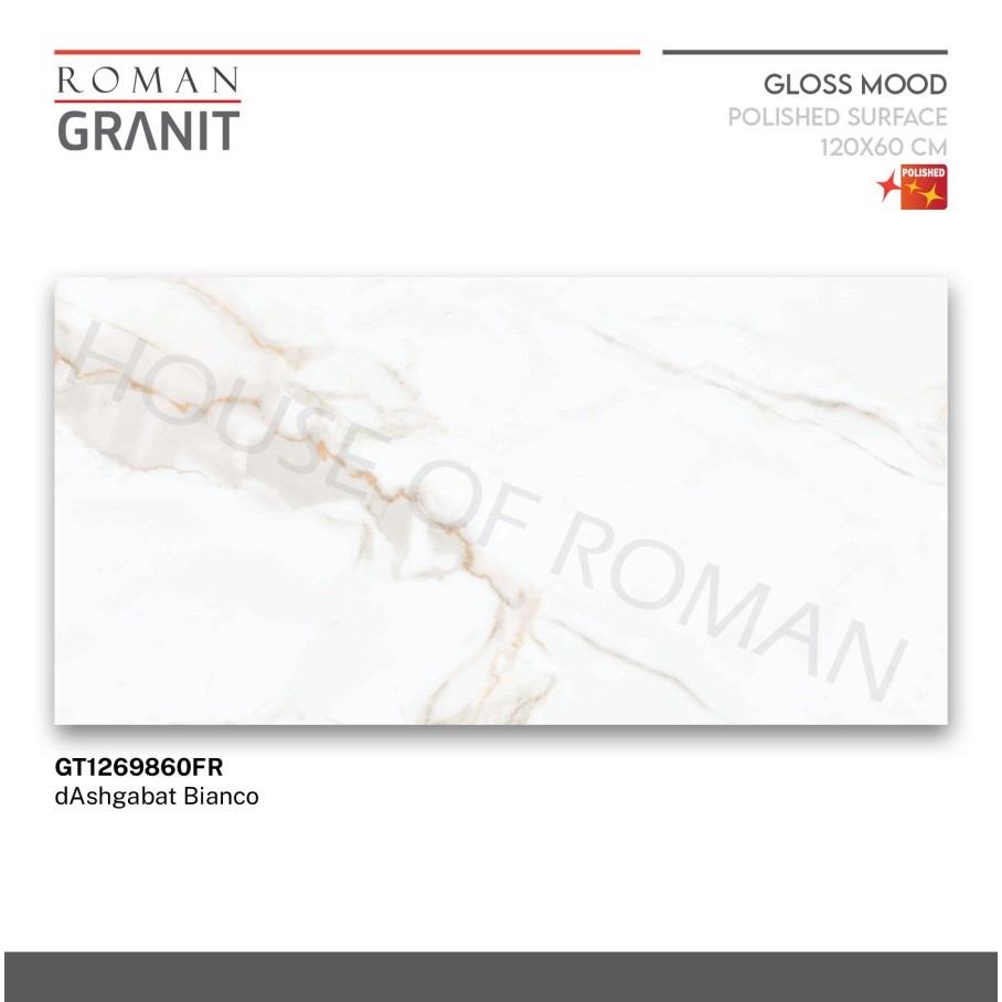 ROMAN GRANIT dAshgabat Bianco 120x60 GT1269860FR ROMAN GRANIT