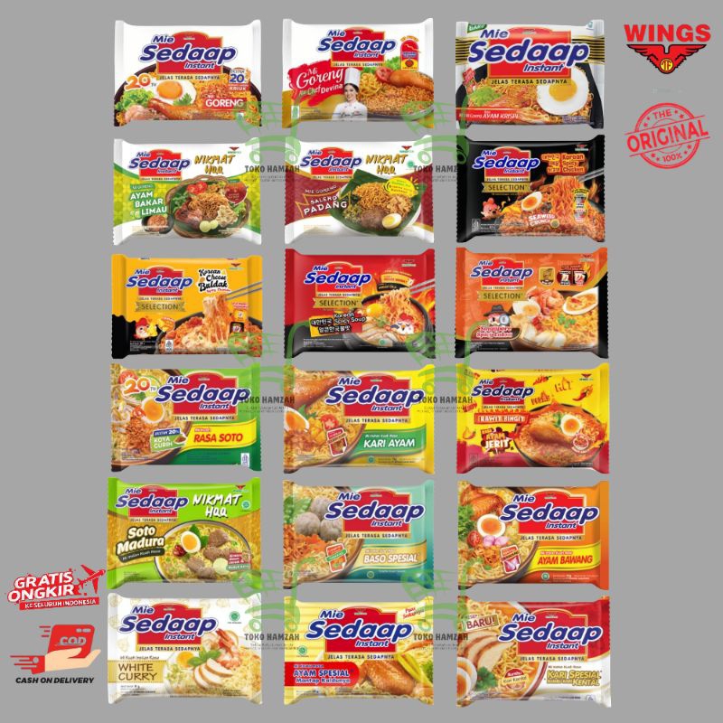 

Sedaap mie instan | semua varian mie sedaap