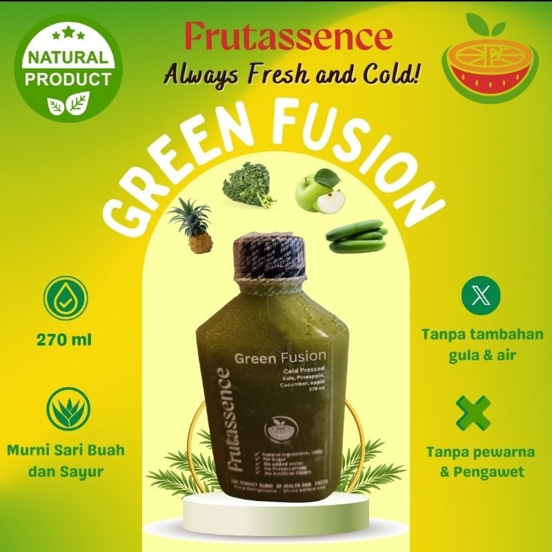 

Green Fusion - Kale, Apel, Mantimun, Nanas
