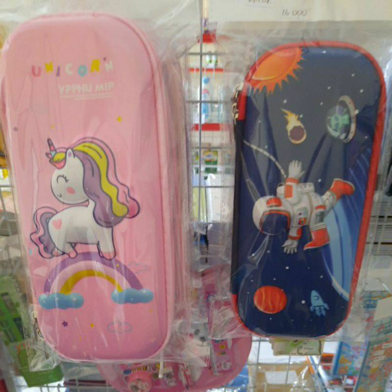 

Tempat Pensil Karakter Lucu, Keropak Pensil, Tas pensil