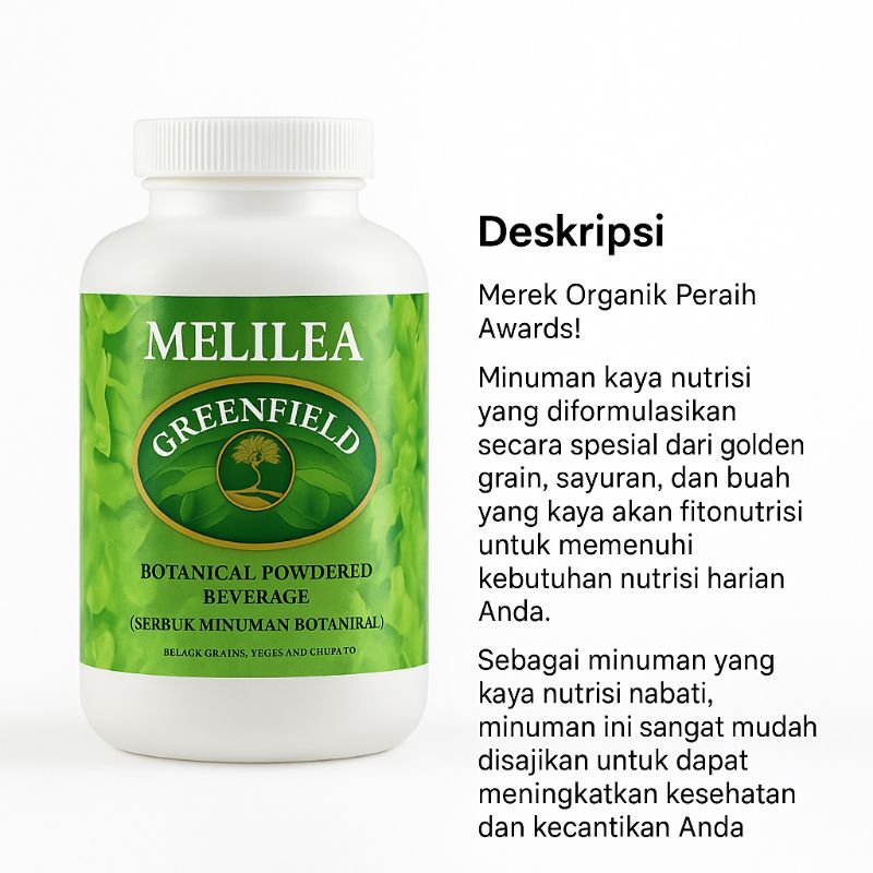 

MELILEA GREENFIELD SERBUK MINUMAN BOTANIKAL