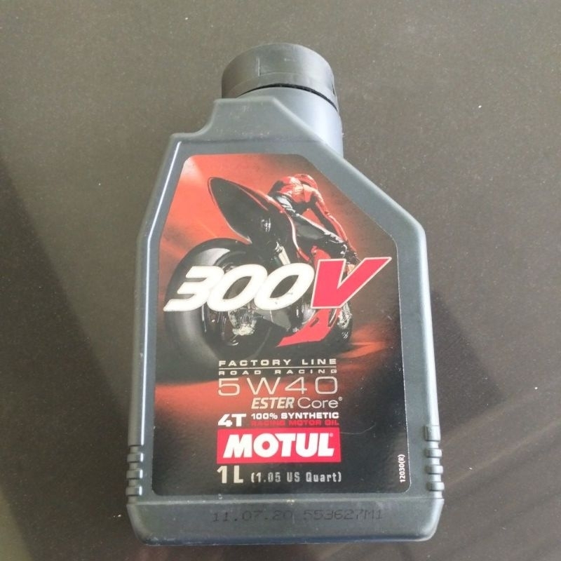 MOTUL 300V FACTORY LINE ROAD RACING 1L 5W40 OLI MOTOR INPORT ORIGINAL
