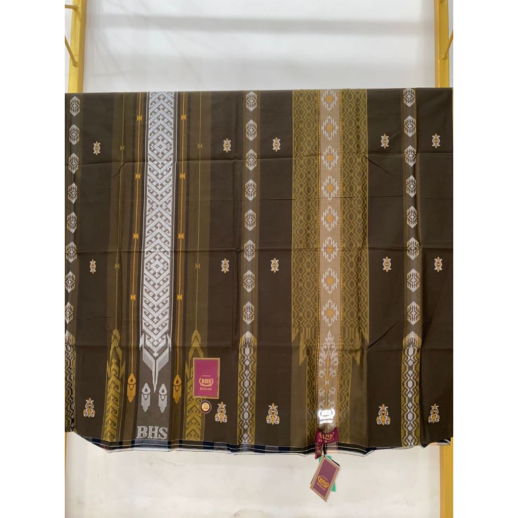 SARUNG BHS EXCELENT GOLD E57 JGH COKLAT-EMAS