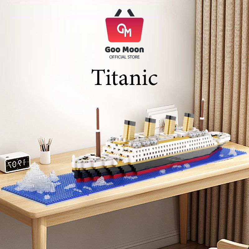 GOOMOON - Titanic Puzzle Block Bricks Toys Mainan Balok Susun Kapal Titanic