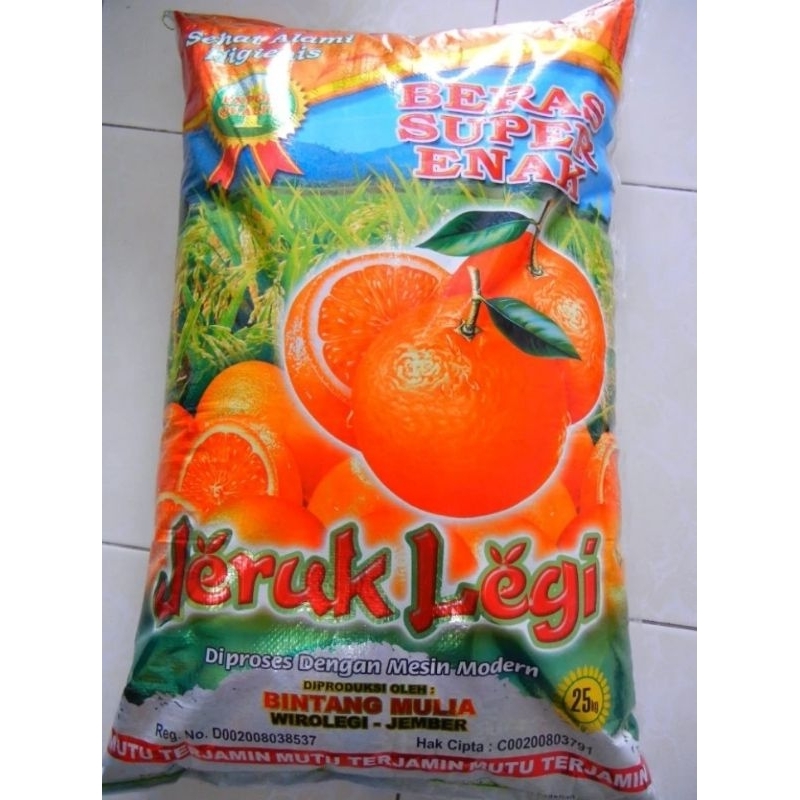 

Beras Jeruk Legi premium