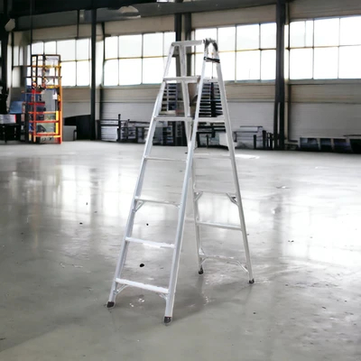 Krisbow Tangga Lipat Aluminium Basic 2.1 Meter / Double Aluminium Ladder