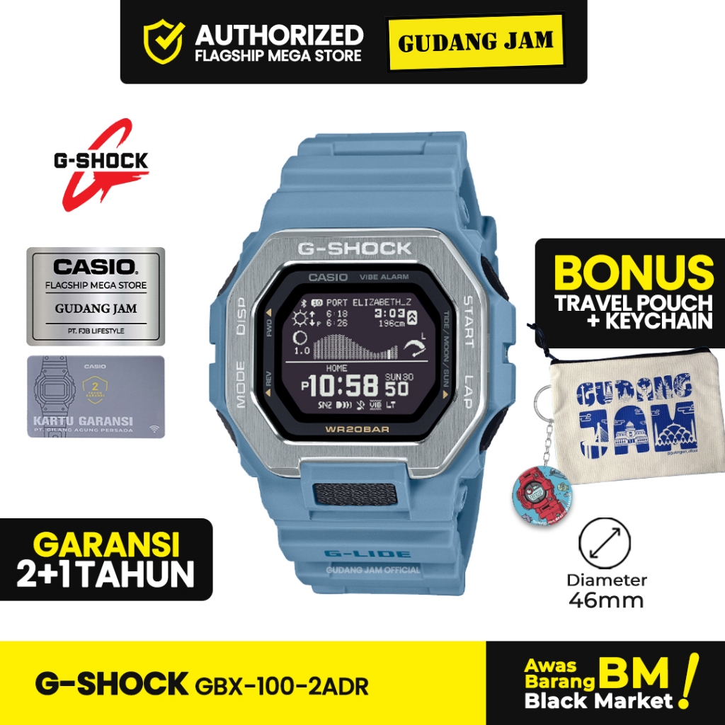 Jam Tangan G-Shock GBX-100-2ADR GBX-100-2A GBX-100 GBX100 GBX 100