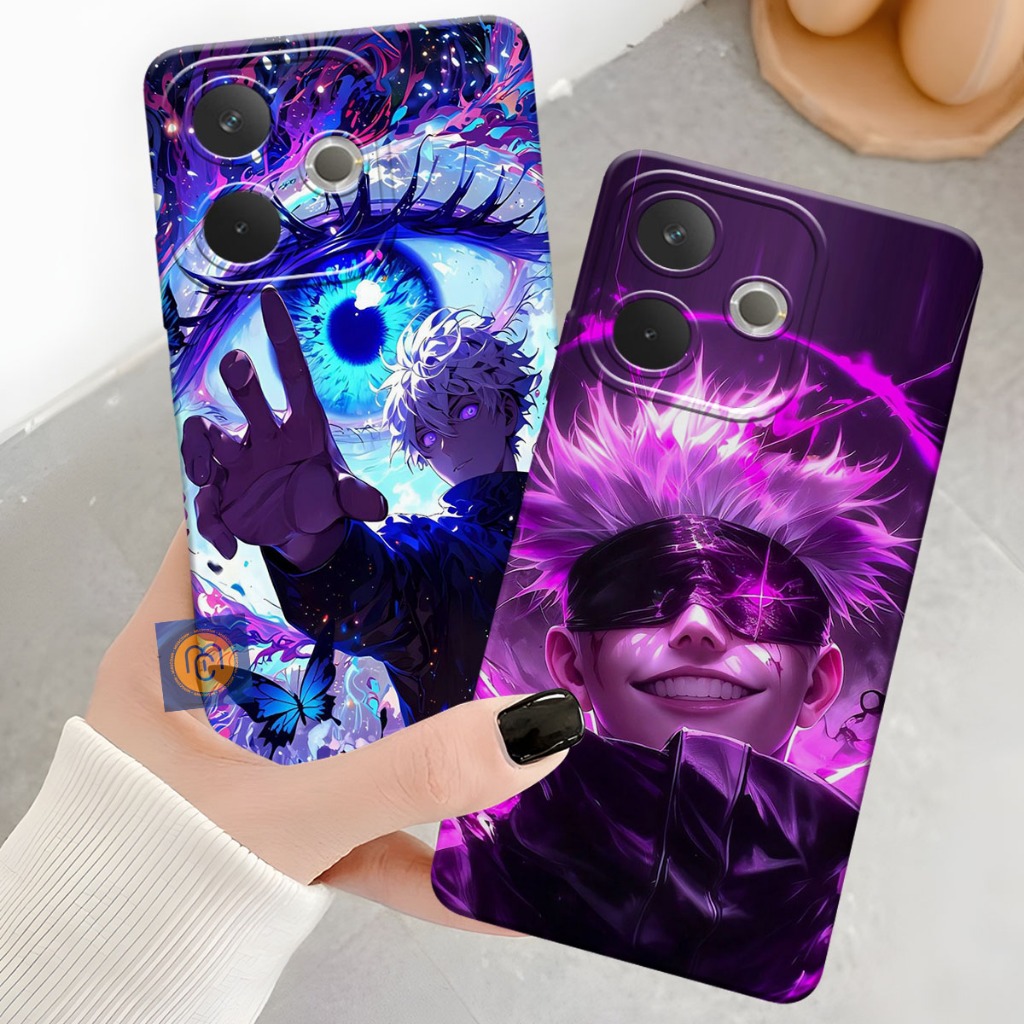 Case Hp Oppo A5 Pro 4G / Oppo A5 Pro 5G 2025 Motif Anime Gojo Satoru Jujutsu Kaisen - Softcase Silik