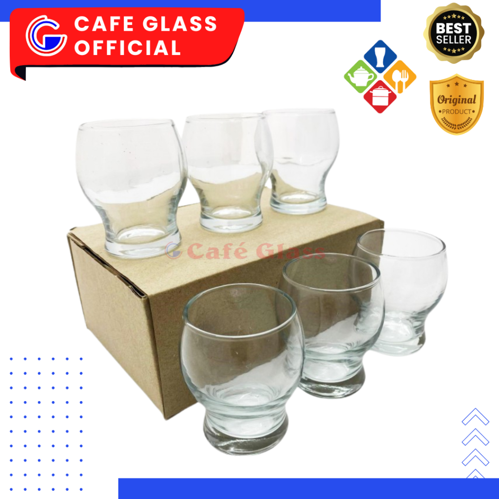 GELAS KACA LUSINAN BENING / GELAS PUDING, DESSERT - RESTO, HOTEL, SOUVENIR / H-902 KEDAUNG