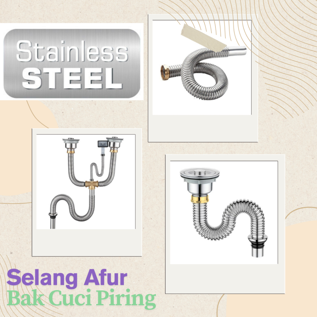 Afur bak cuci piring Cabang / Afur set 2 lubang High Quality