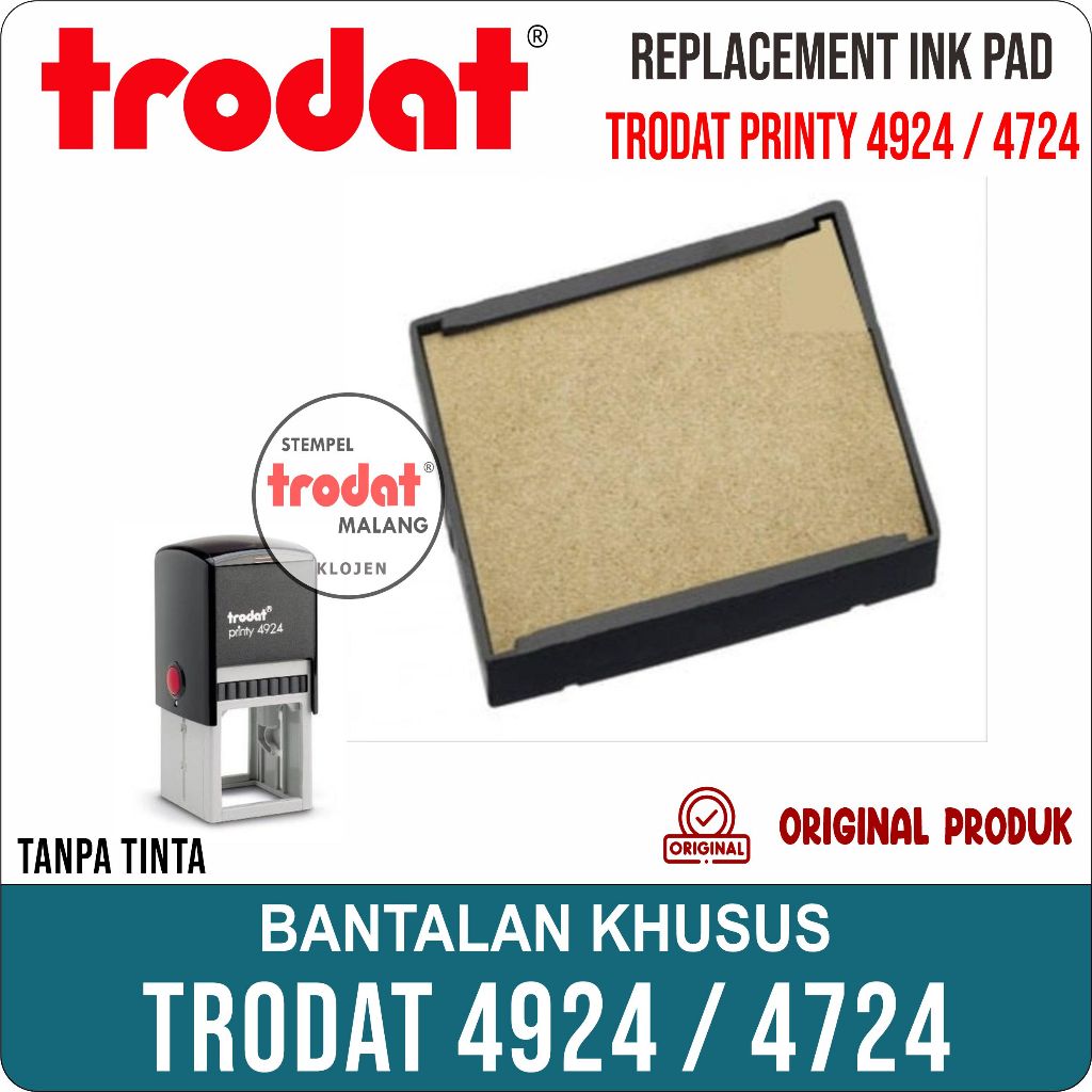 

swop pad trodat 4924 / ink-cartridges pad TRODAT/ Bantalan Khusus Stempel TRODAT