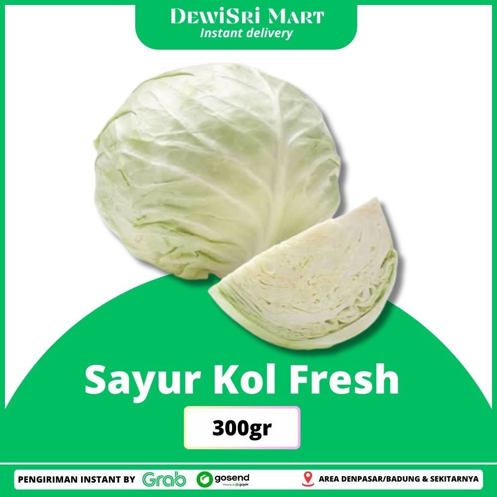 

Sayur Kol Fresh 300gr - Dewi Sri Mart
