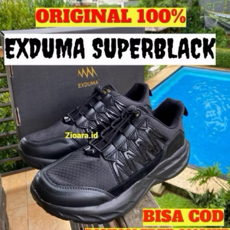 Sepatu EXDUMA Superblack Brotherhood Exduma Fullblack