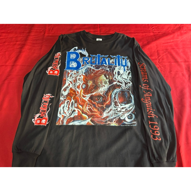 BRUTALITY screams of anguish 1993 - LONGSLEEVE