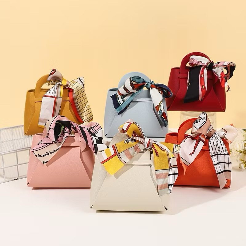 [TERLARIS] BALIKPAPAN - DIY Leather Goodie Bag Premium + Scarf untuk Birthday, tas kulit Sangjit Tea