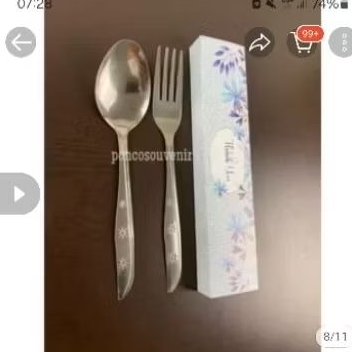 suvenir wedding sendok garpu