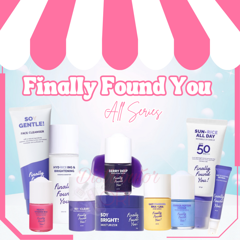 FINALLY FOUND YOU | Soy Gentle Face Cleanser | Hydriceing Brightening Essence Booster | Moisturizer 
