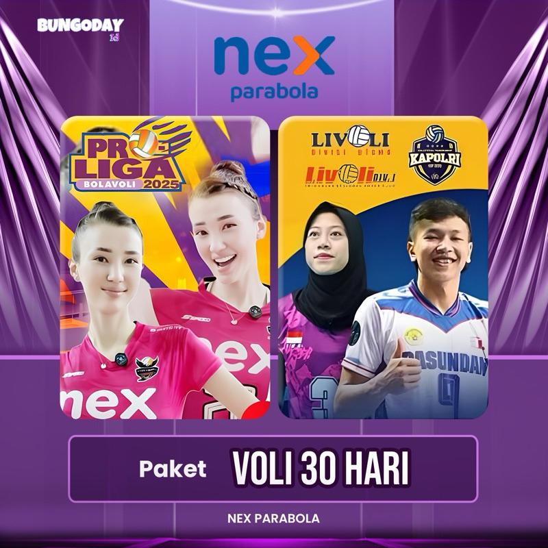 NEX PARABOLA PAKET VOLI PROLIGA MURAH