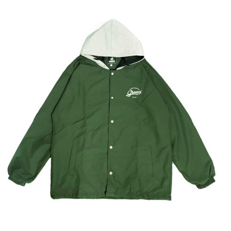 Grazzi Coach Jacket Hoodie Green Unisex