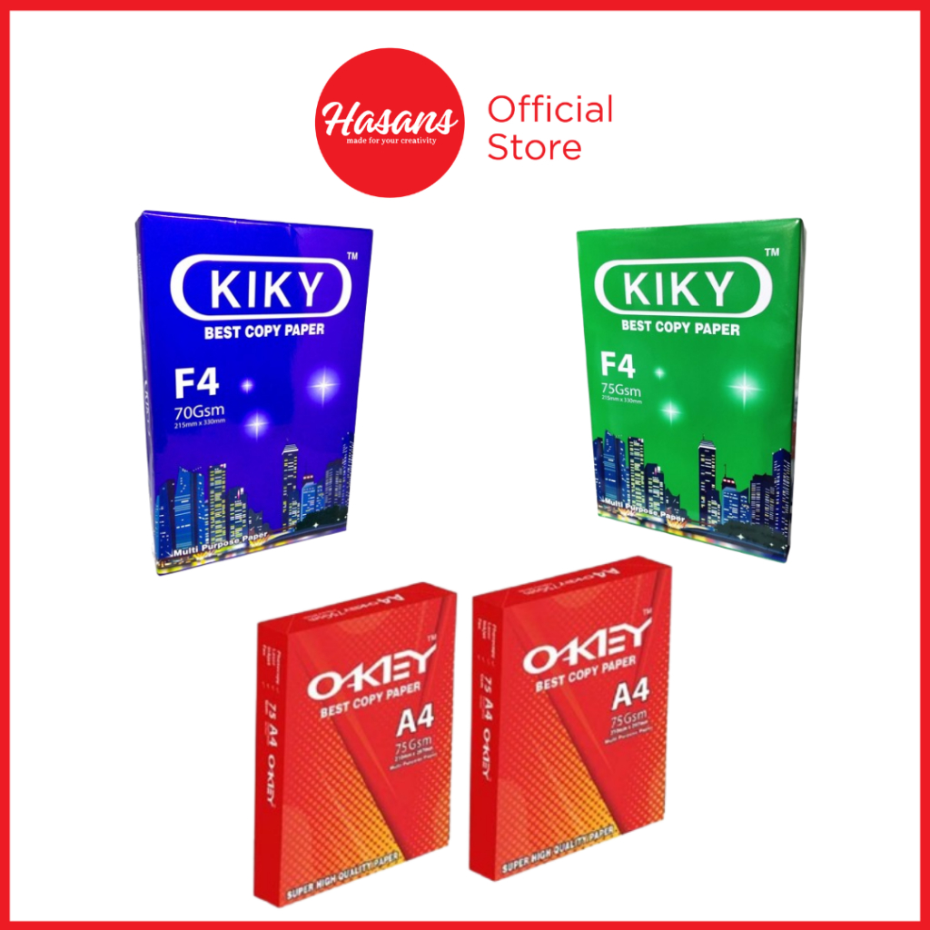 

Kiky F4 Copy Paper 75 Gsm 500 Lembar / Kertas F4 Foto Copy Print / Kertas HVS Warna Putih / Kertas Putih Polos A4 / Kertas Putih Polos F4 / Kertas Foto Copy Merk Kiky / Kiky F4 Copy Paper 75 Gsm / Kiky A4 Copy Paper 75 Gsm / Kiky F4 Copy Paper 70 Gsm