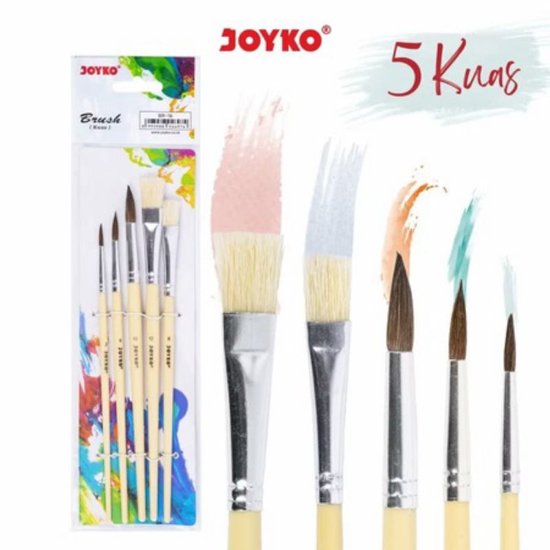 

Brush Kuas Cat Air Lukis Acrylic Joyko BR-16