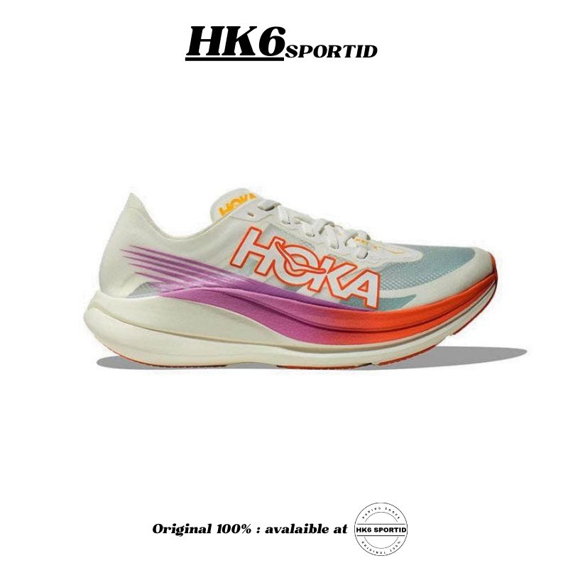 HOKA Rocket X 2 Unisex Running - Frost / Lava