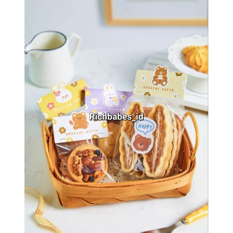 ￼Plastik Cookies Topper Set Plastik Cupcake Kemasan Cupcake Packaging Kue Transparan Bungkus Cup Cak