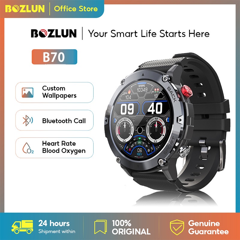 BOZLUN B70 Smartwatch Smartband Bluetooth Phone Call  bisa telfon  Fitness Tracker Colour Display He