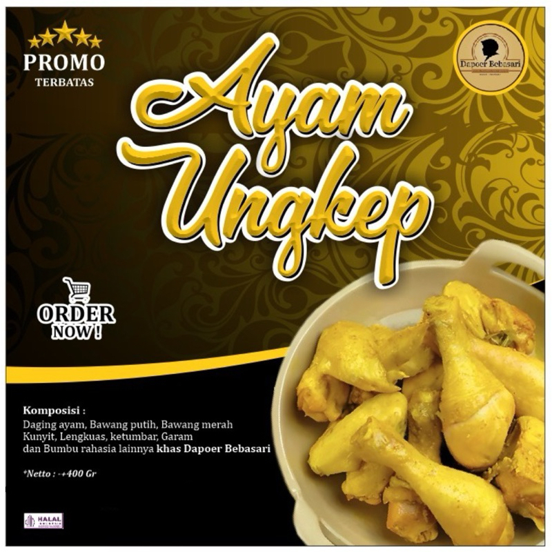 

Ayam Ungkep Lengkuas dan Serundeng Kelapa - 400gr (Best Seller)