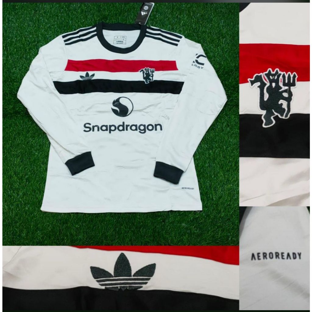 Jersey Bola grade Ori long sleeve lengan panjang Manchester United MU 3rd third 2024 / 2025 New Seas