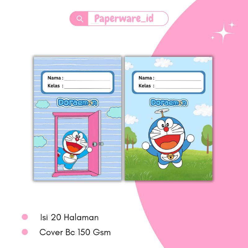 

buku tabungan karakter doraemon / buku tabungan tema kartun lucu / buku tabungan karakter