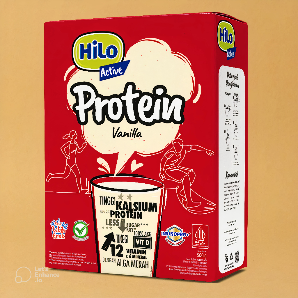 

HiLo Active Vanilla 1000g – Susu Tinggi Kalsium, Rendah Lemak, dengan Alga Merah