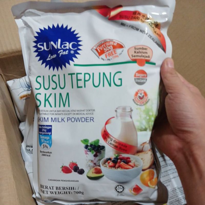 

SUNLAC Low Fat Susu Bubuk Skim Malaysia (750g)