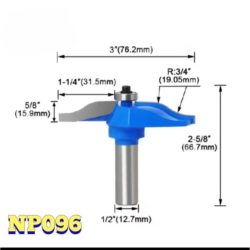 Mata router profil  3in panel pintu cabinet mata Roter  profile panel raised Door pintu