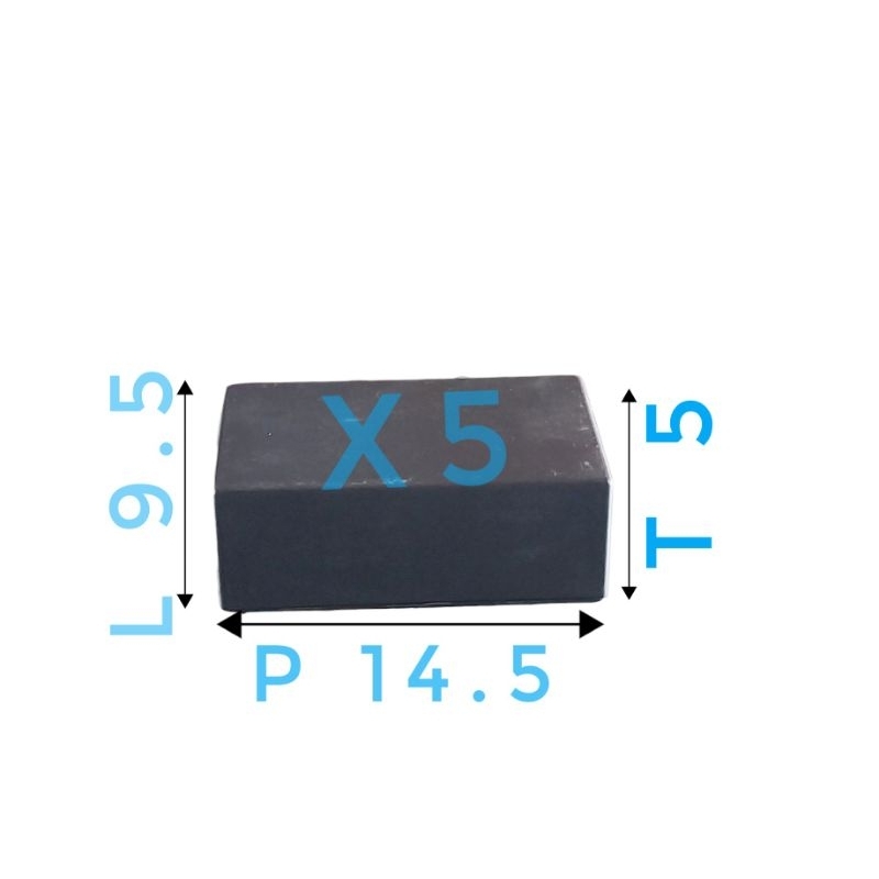 BOX MULTI PLASTIK HITAM X5