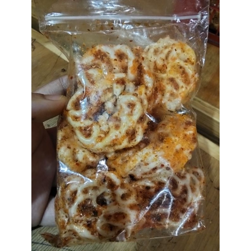 

Kerupuk bantet Varian Pedas