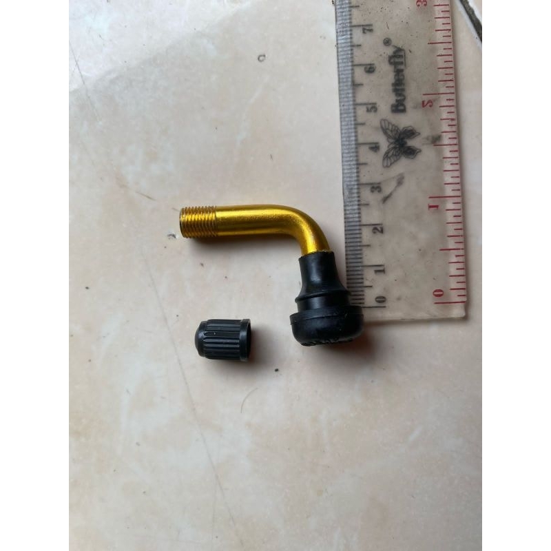 Pentil tubeless bengkok cop tubles karet bengkok