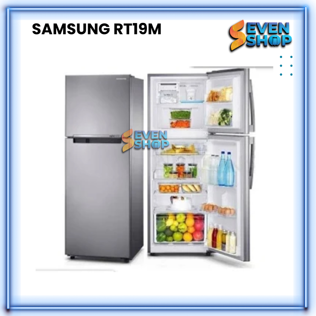 KULKAS Samsung RT19M300BGS Kulkas 2 Pintu Digital Inverter GARANSI RESMI