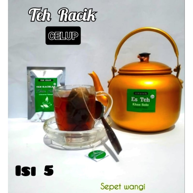 

Teh celup Racikan Khas SOLO teh Wangi sepet Harum