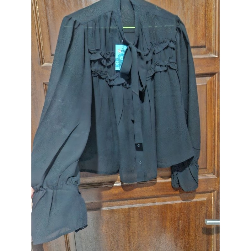 Blouse/Kemeja Sifon Lengan Panjang