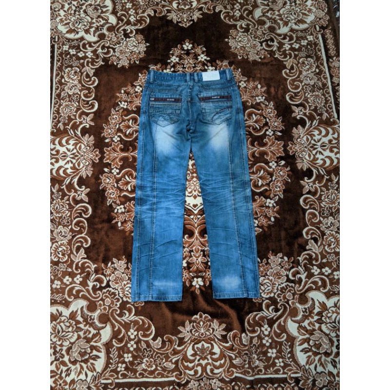 Baggy jeans pria - celana baggy jeans cowo//Denim full feding//Celana denim feding//cowo//pria